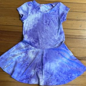 Sofi tie die purple dress